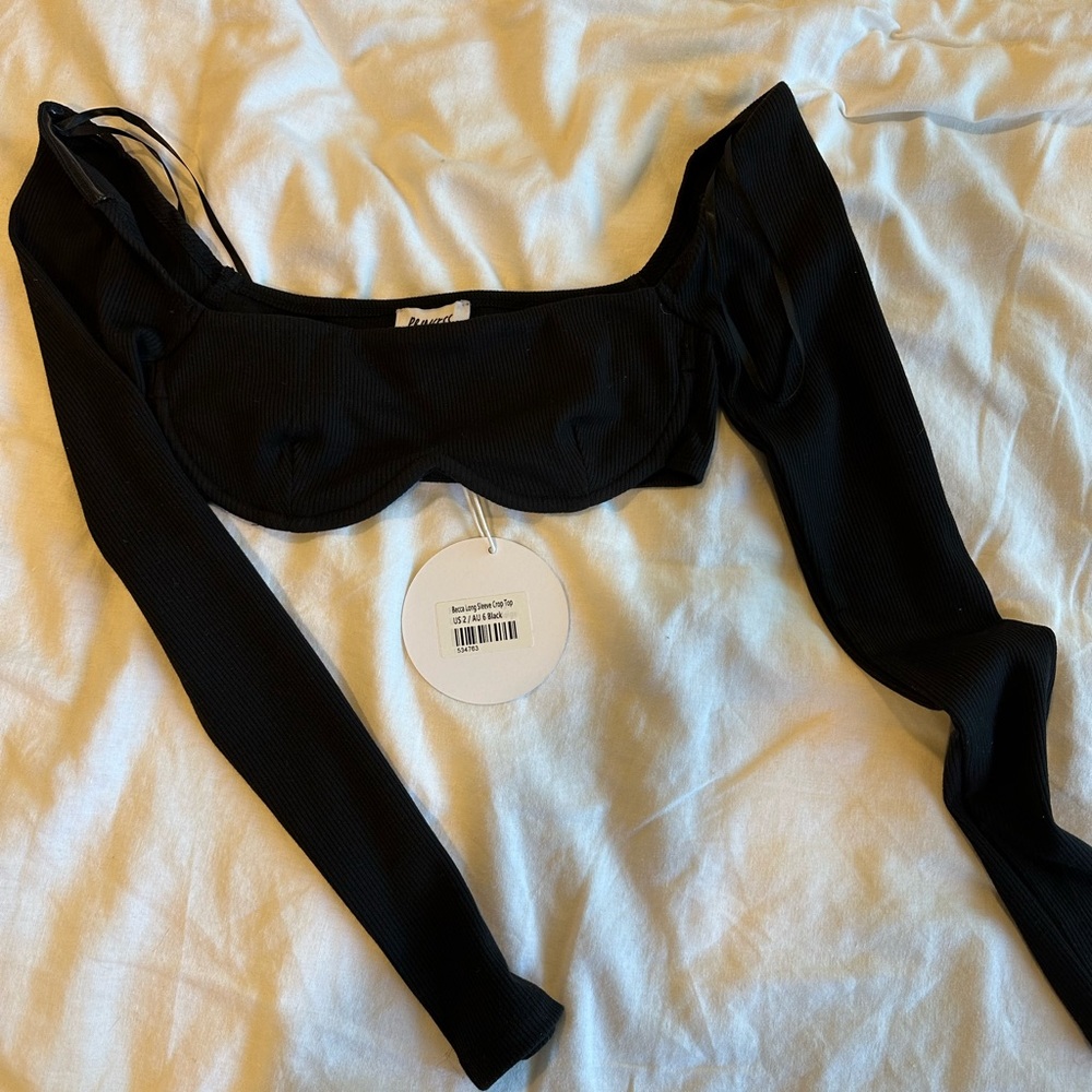 Princess Polly Cropped Long Sleeve